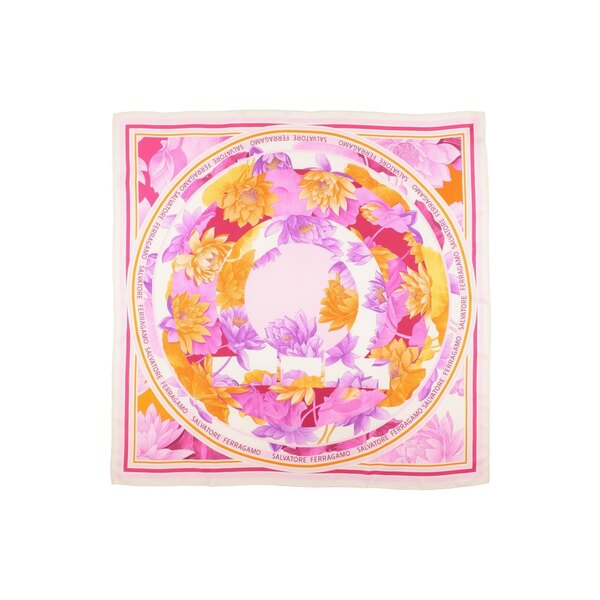 【貨物輸送無料】 フェラガモ レディース えり巻き・袈裟・えり巻き 付属物 Scarves Pink