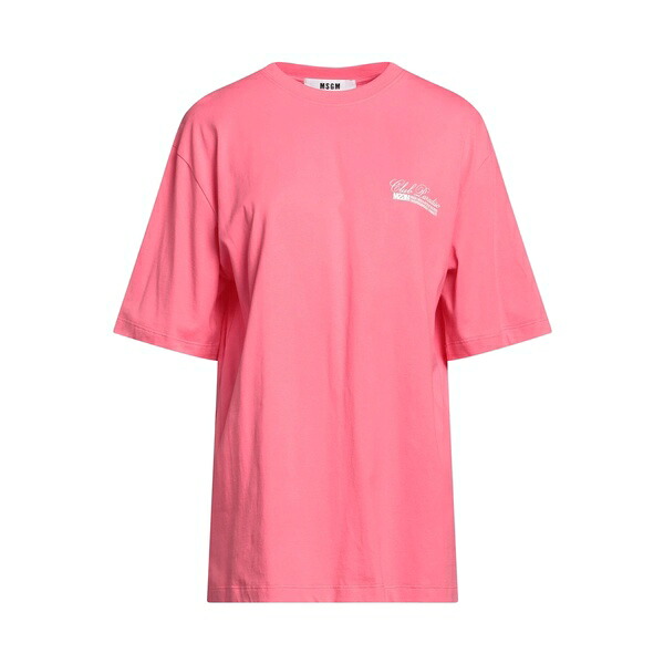 【貨物輸送無料】 エムエスジイエム レディース プルオーバー トップス T-shirts Pink