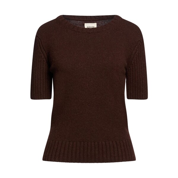 【貨物輸送無料】 紙凧 レディース 編み物\u0026スウェーター アウター Sweaters Brown