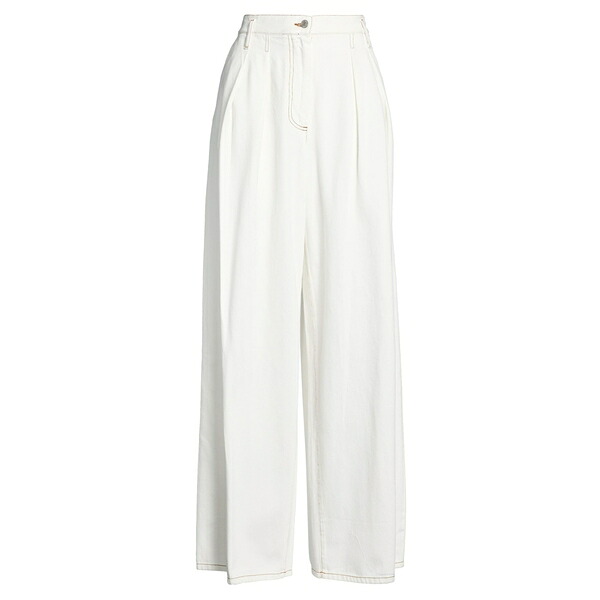 【送料無料】 ドリス・ヴァン・ノッテン レディース デニムパンツ ボトムス Jeans White｜asty
