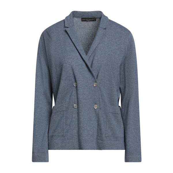 【貨物輸送無料】 ファビアナ フィリッピ レディース ジレー アウター Cardigans Blue