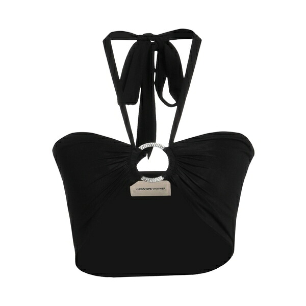 【貨物輸送無料】 アレクサンドル・ボーティエ レディース プルオーバー トップス Tops Black