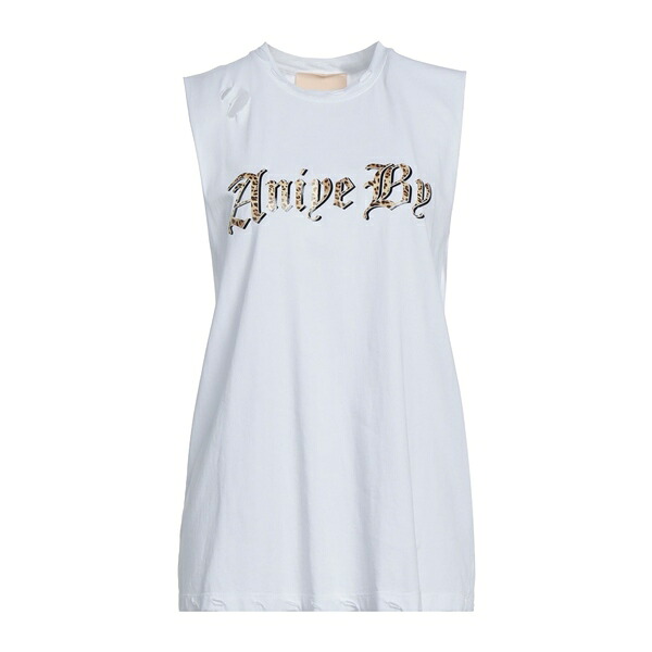 【貨物輸送無料】 アニエバイ レディース プルオーバー トップス T-shirts White