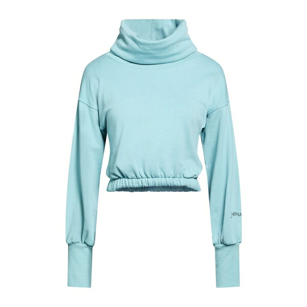 【貨物輸送無料】 ヒノミネイト レディース パーカー・スウェットシャツ アウター Sweatshirts Azure