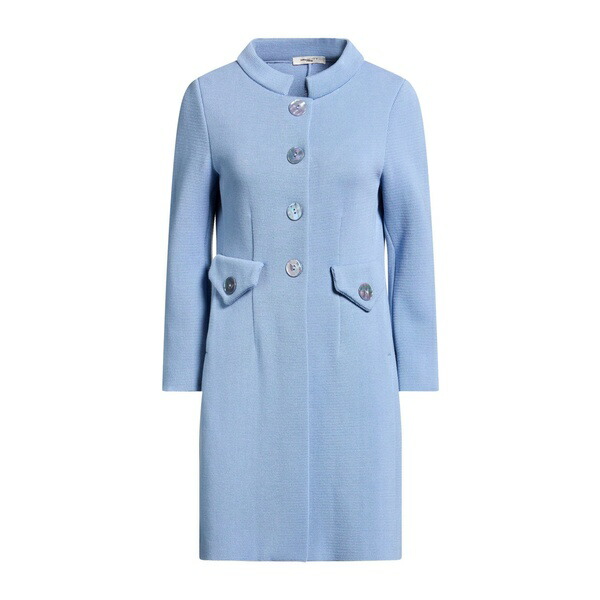 【貨物輸送無料】 シャルロット レディース 上衣＆上衣 アウター Overcoats \u0026 Trench Coats Azure