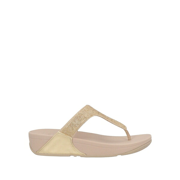 【貨物輸送無料】 相応うフロップ レディース サンダル シューズ Thong sandals Gold