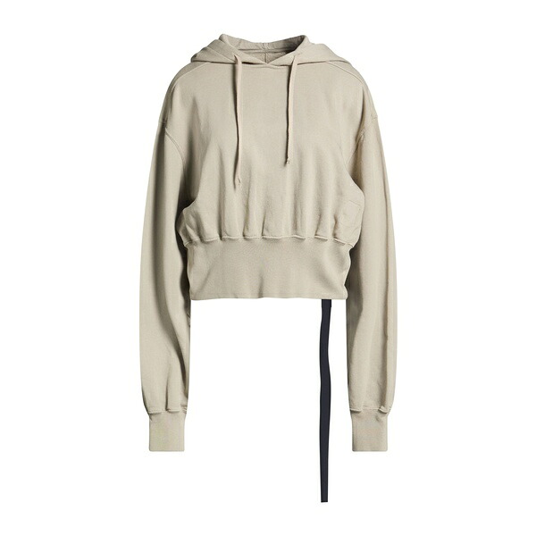 【貨物輸送無料】 リックオウエンス レディース パーカー・スウェットシャツ アウター Sweatshirts Grey