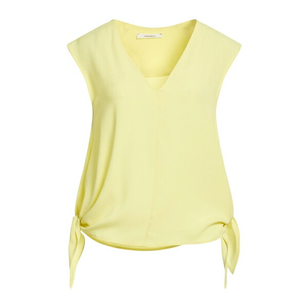 【送料無料】 マリパルミ レディース Tシャツ トップス Tops Yellow｜asty