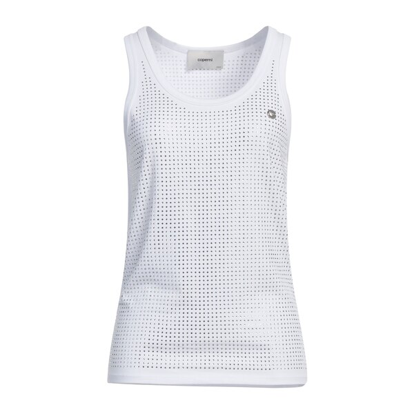 【送料無料】 コペルニ レディース Tシャツ トップス Tank tops White|asty