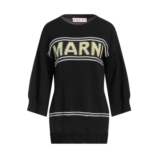 【送料無料】 マルニ レディース ニット&セーター アウター Sweaters Black｜asty