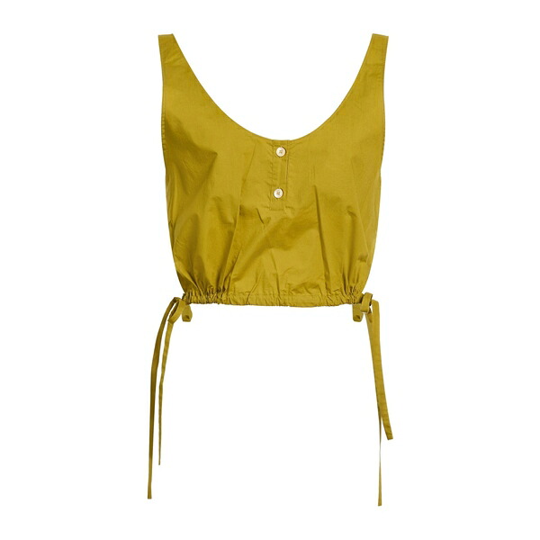 【送料無料】 フォルテ フォルテ レディース Tシャツ トップス Tops Yellow｜asty