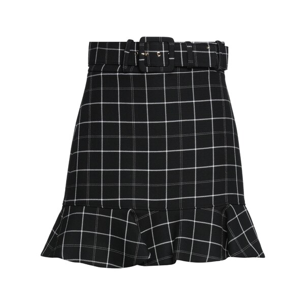 【送料無料】 エリザベスフランキ レディース スカート ボトムス Mini skirts Black|asty