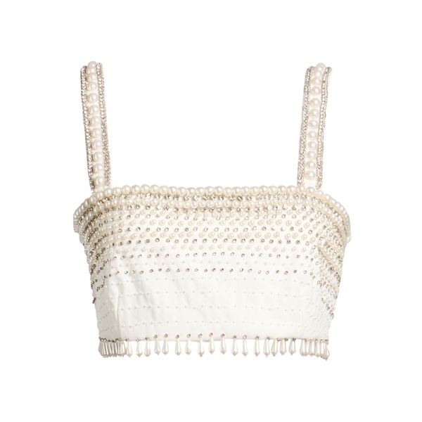 【貨物輸送無料】 エリザベスフランキ レディース ティーシャツ トップス Tops White レディースファッション-Tシャツ・カットソー-トップス