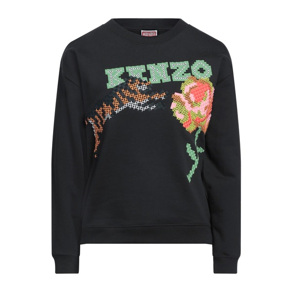【貨物輸送無料】 ケンゾー レディース パーカー・スウェットシャツ アウター Sweatshirts Black