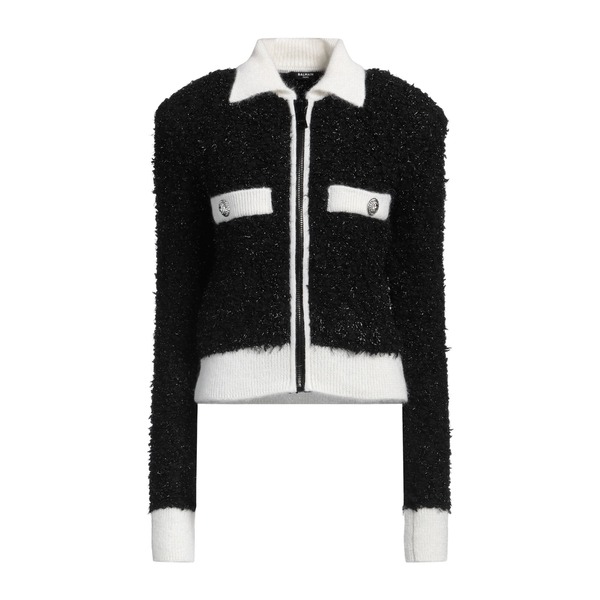 【貨物輸送無料】 バルマン レディース 編み物\u0026プルオーバー アウター Cardigans Black