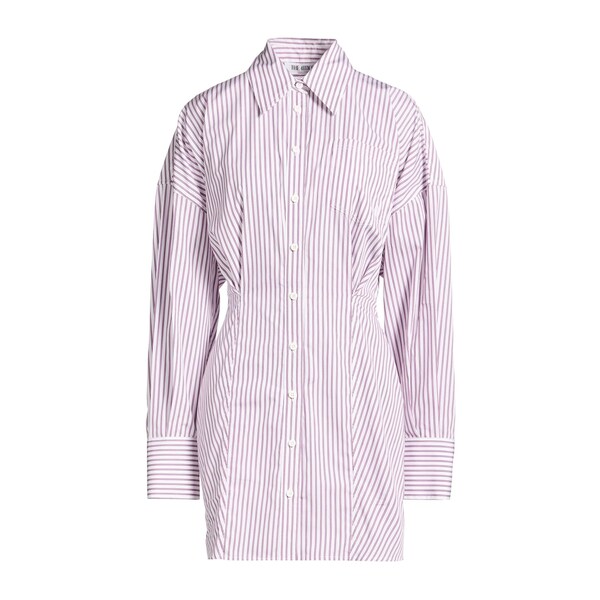【送料無料】 ジ アティコ レディース ワンピース トップス Mini dresses Purple｜asty