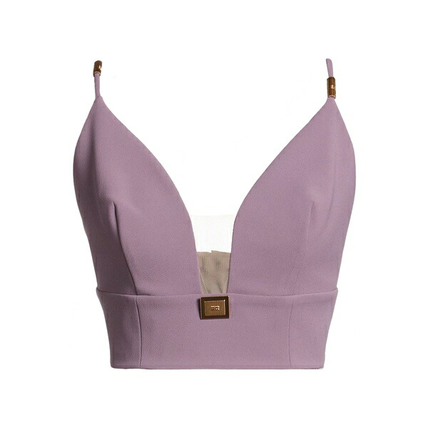 【貨物輸送無料】 エリザベスフランキ レディース プルオーバー トップス Tops Purple