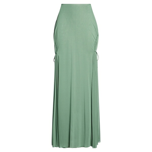 【貨物輸送無料】 ランバン レディース スコート ボトムス Maxi skirts Green