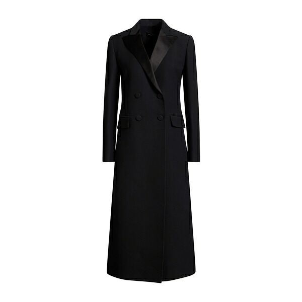 【貨物輸送無料】 ファビアナ フィリッピ レディース 上衣＆上衣 アウター Overcoats \u0026 Trench Coats Black
