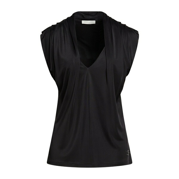 【貨物輸送無料】 アンジェロマラニー レディース プルオーバー トップス T-shirts Black