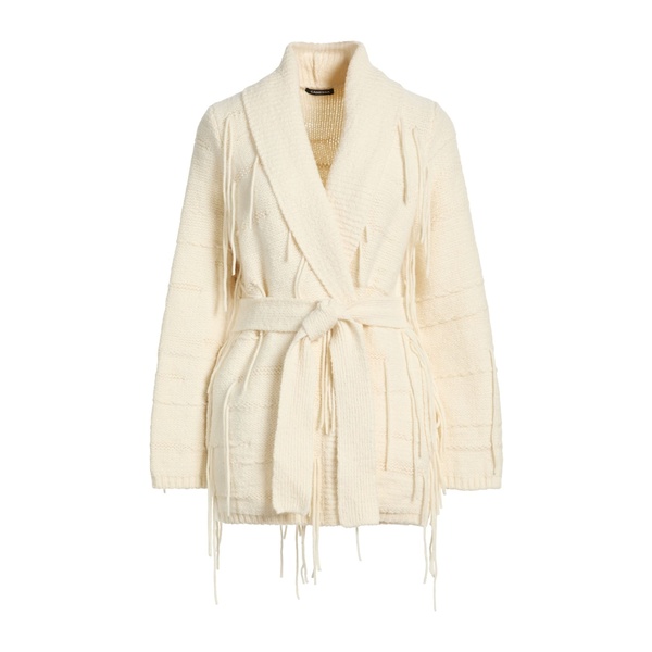 【貨物輸送無料】 カネッサ レディース 編み物\u0026プルオーバー アウター Cardigans White