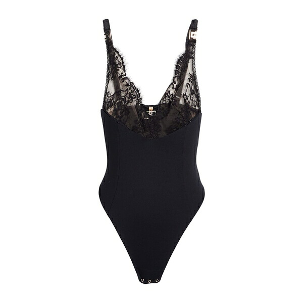 【貨物輸送無料】 エリザベスフランキ レディース ティーシャツ トップス Bodysuits Black レディースファッション-トップス