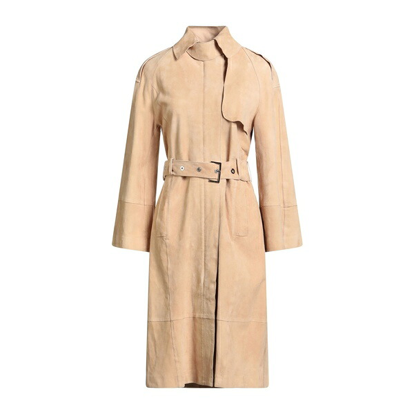 【送料無料】 ドンダップ レディース ジャケット＆ブルゾン アウター Overcoats & Trench Coats Beige｜asty