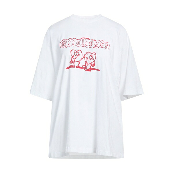 【貨物輸送無料】 オットリンガー レディース プルオーバー トップス T-shirts White