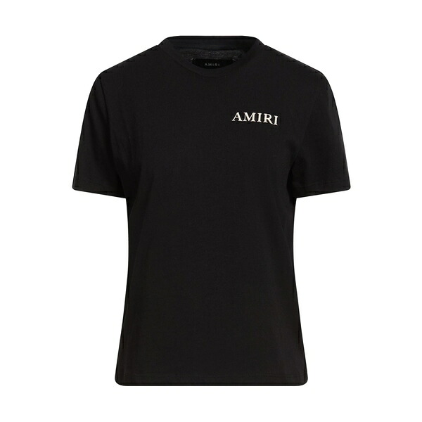 【送料無料】 アミリ レディース Tシャツ トップス T-shirts Black｜asty