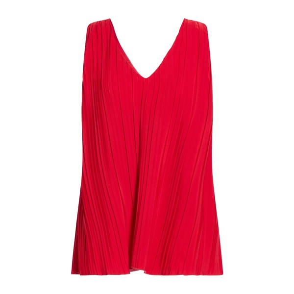 【貨物輸送無料】 アルファス テューディオ レディース プルオーバー トップス Tops Red