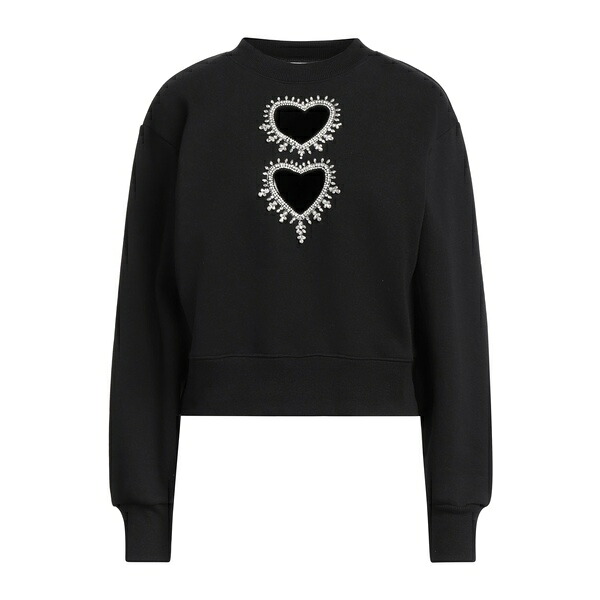 【送料無料】 サンドロ レディース パーカー・スウェットシャツ アウター Sweatshirts Black｜asty