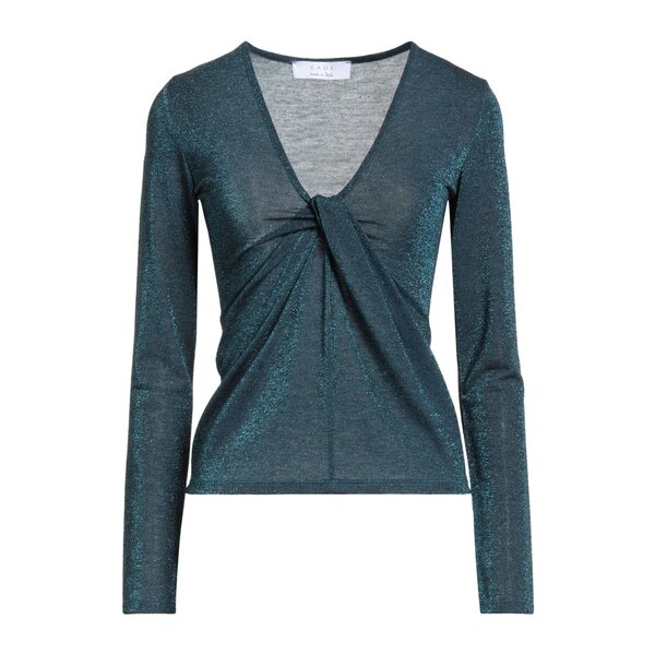 【送料無料】 カオス レディース ニット&セーター アウター Sweaters Blue｜asty