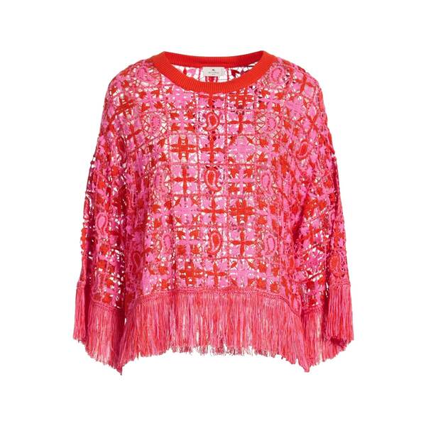 【貨物輸送無料】 エトロ レディース 編み物\u0026スウェーター アウター Sweaters Red