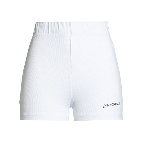 【送料無料】 ヒノミネイト レディース カジュアルパンツ ボトムス Shorts & Bermuda Shorts White｜asty