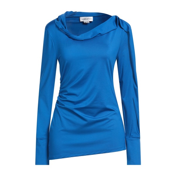 【貨物輸送無料】 ヴィクトリア ベッカム レディース プルオーバー トップス T-shirts Blue