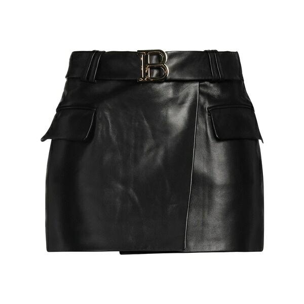 【送料無料】 バルマン レディース スカート ボトムス Mini skirts Black｜asty