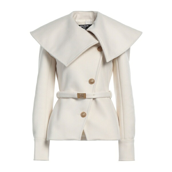【貨物輸送無料】 バルマン レディース 上衣＆上衣 アウター Coats White