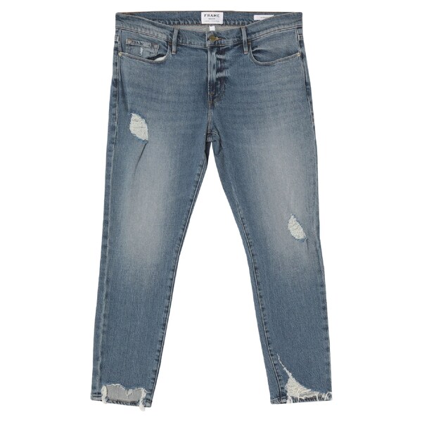【貨物輸送無料】 ひな形 レディース ジーンズズボン下 ボトムス Jeans Blue