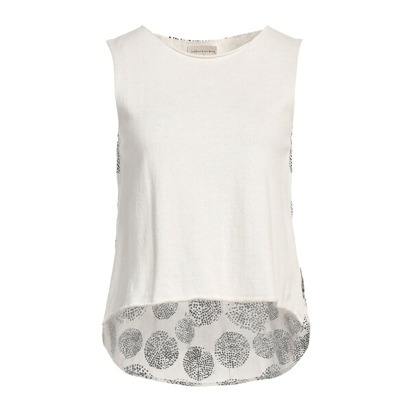 【送料無料】 アレッシアサンティ レディース Tシャツ トップス Tops White