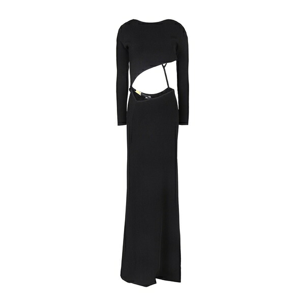 【送料無料】 ジーシーディーエス レディース ワンピース トップス Maxi dresses Black|asty