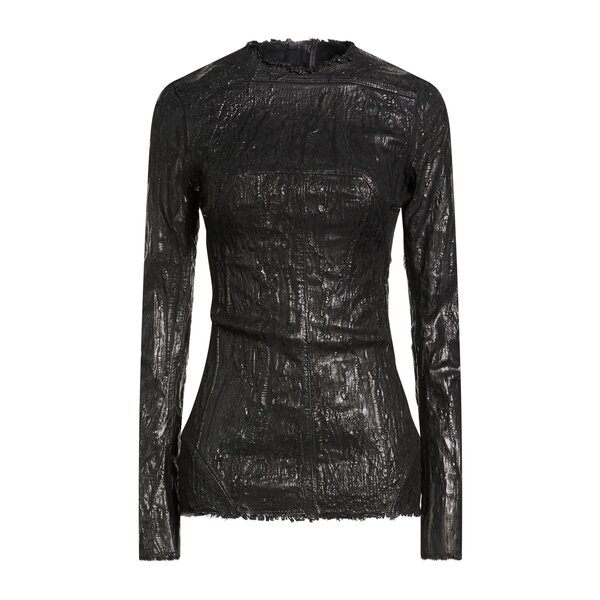 【貨物輸送無料】 リックオウエンス レディース ティーシャツ トップス Tops Black