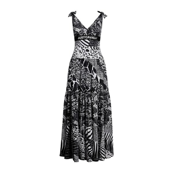【送料無料】 ロベルトカヴァリ レディース ワンピース トップス Maxi dresses Black｜asty