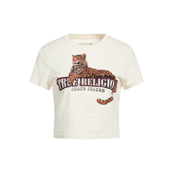 【貨物輸送無料】 トゥルーレリジョン レディース プルオーバー トップス T-shirts White