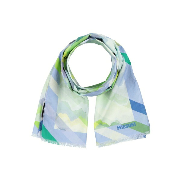 【送料無料】 ミッソーニ レディース マフラー・ストール・スカーフ アクセサリー Scarves Green｜asty