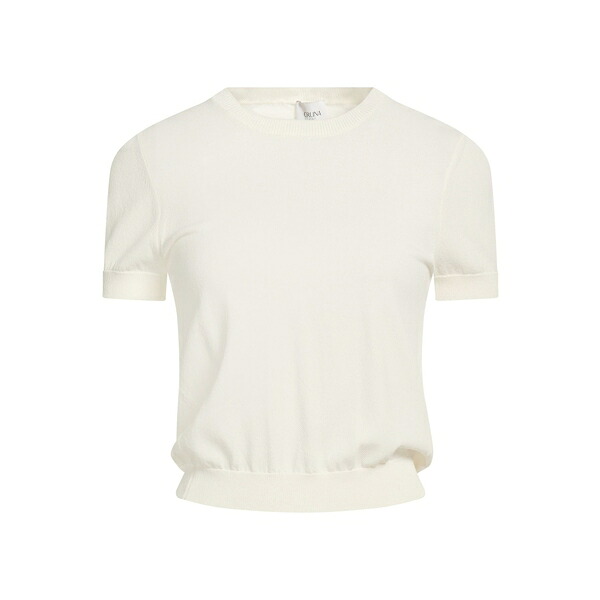 【送料無料】 クルーナ レディース ニット\u0026セーター アウター Sweaters White