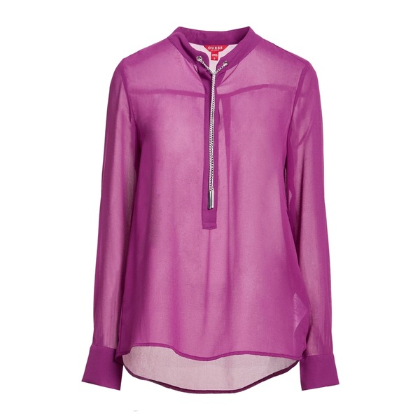 【貨物輸送無料】 ゲス レディース プルオーバー トップス Tops Purple