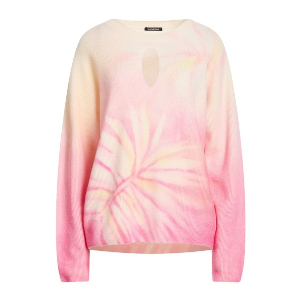 【貨物輸送無料】 カネッサ レディース 編み物\u0026スウェーター アウター Sweaters Pink