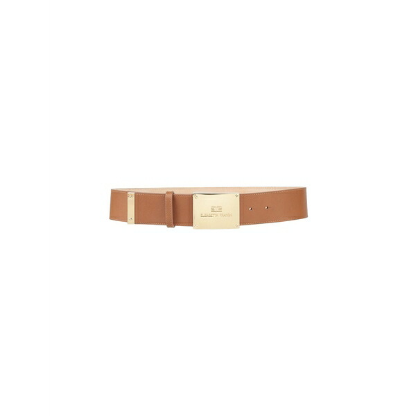 【送料無料】 エリザベスフランキ レディース ベルト アクセサリー Belts Brown｜asty