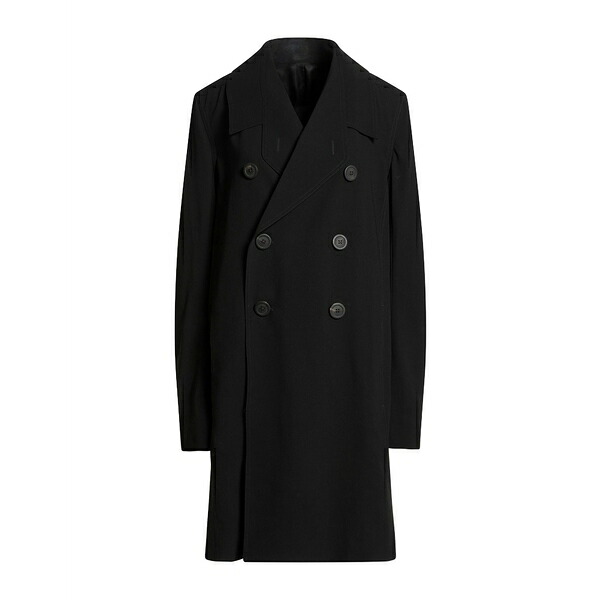 【貨物輸送無料】 リックオウエンス レディース 上衣＆上衣 アウター Overcoats \u0026 Trench Coats Black