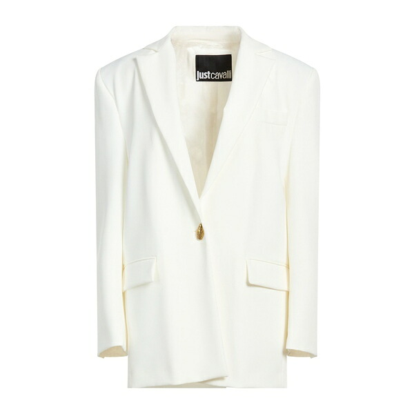 【貨物輸送無料】 ロベルトカヴァリ レディース 上衣＆上衣 アウター Blazers White